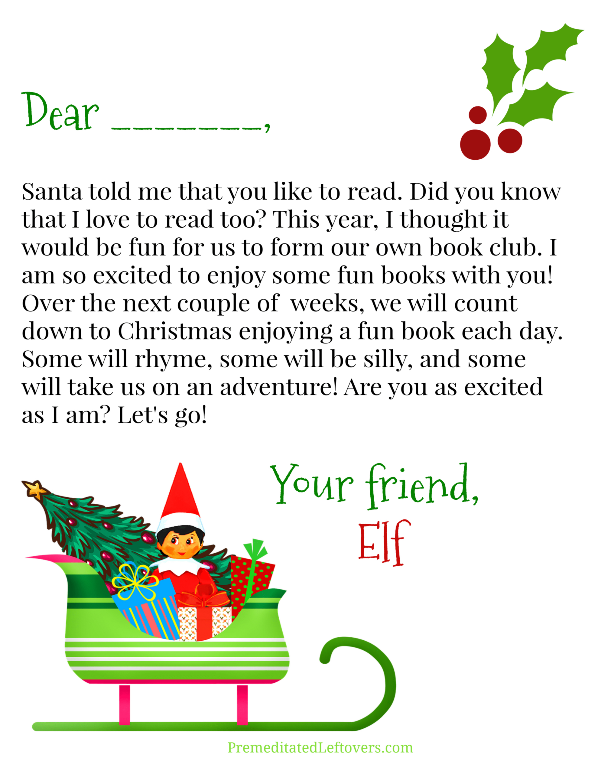 25+ Book Themed Elf On The Shelf Ideas Using Story Books pertaining to Story of Elf on the Shelf Printable