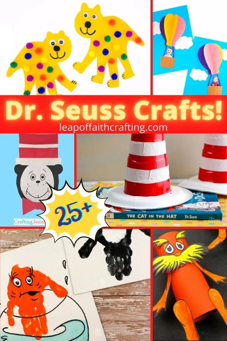 25 Dr. Seuss Crafts That Will Make You Smile! - Leap Of Faith Crafting in Printable Dr Seuss Crafts Preschool