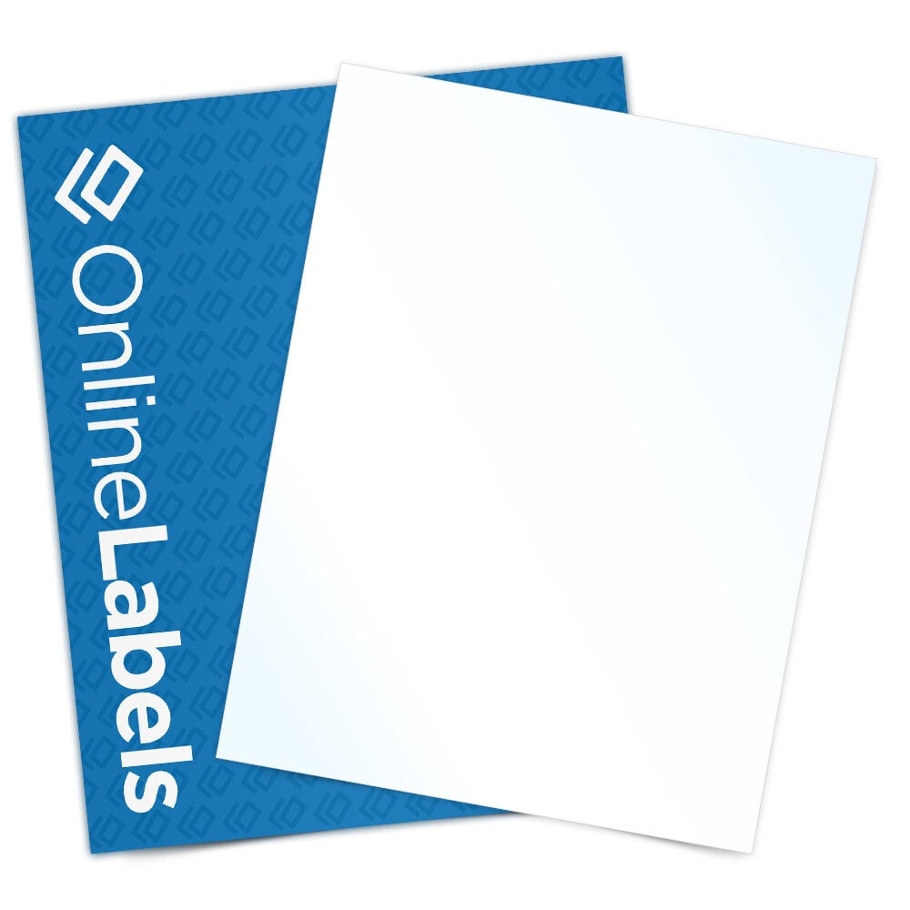8.5" X 11" Sticker Paper - Clear Gloss Inkjet - Ol177Ck intended for Printable Sticker Paper Clear No Liner Printing