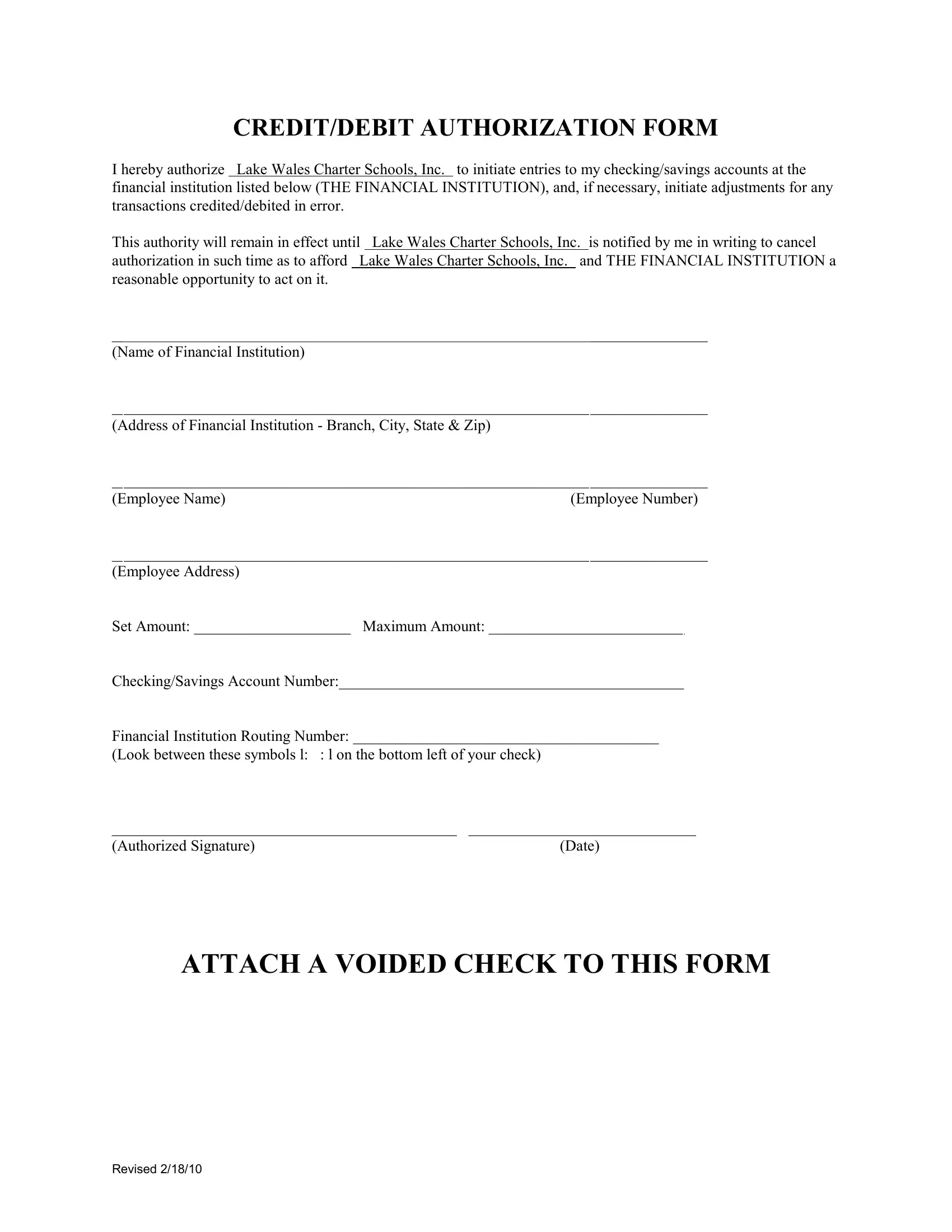Ach Form ≡ Fill Out Printable Pdf Forms Online in Printable Blank Ach Authorization Form Template