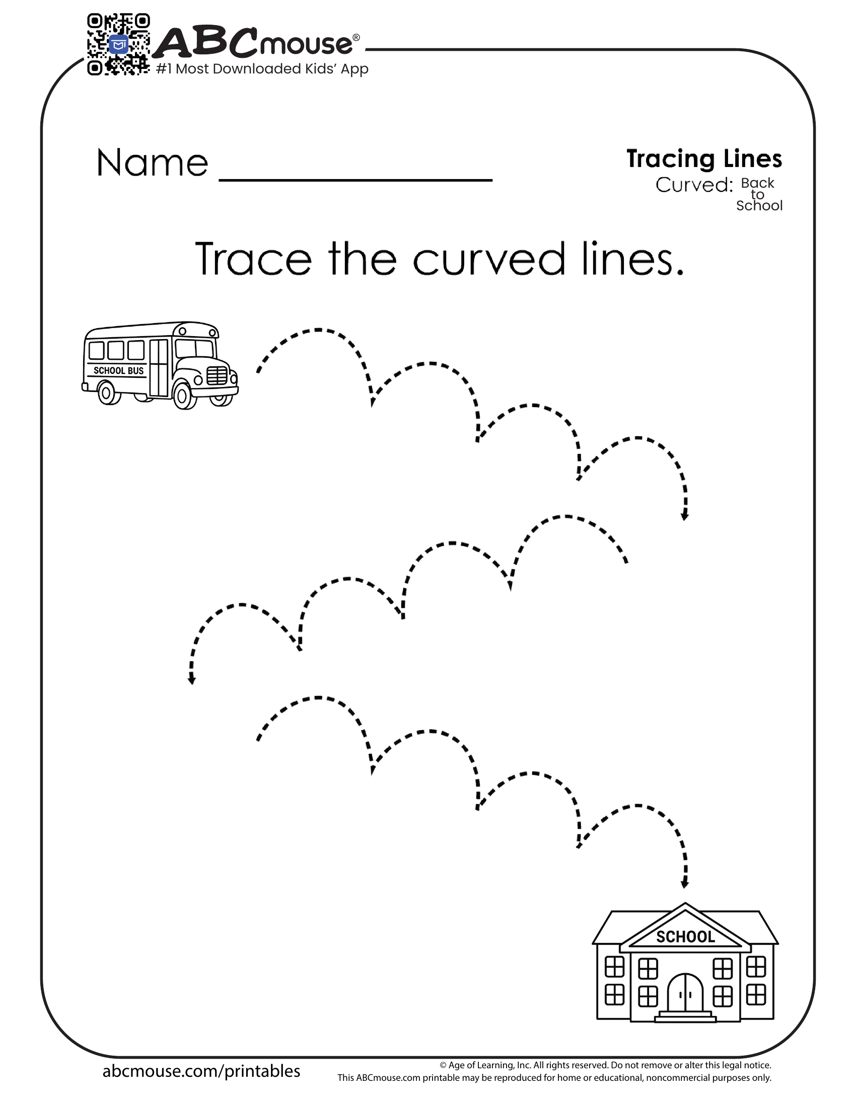 Back To School Worksheets For Kids | Abcmouse for Free Printable Activities For Kindergarten