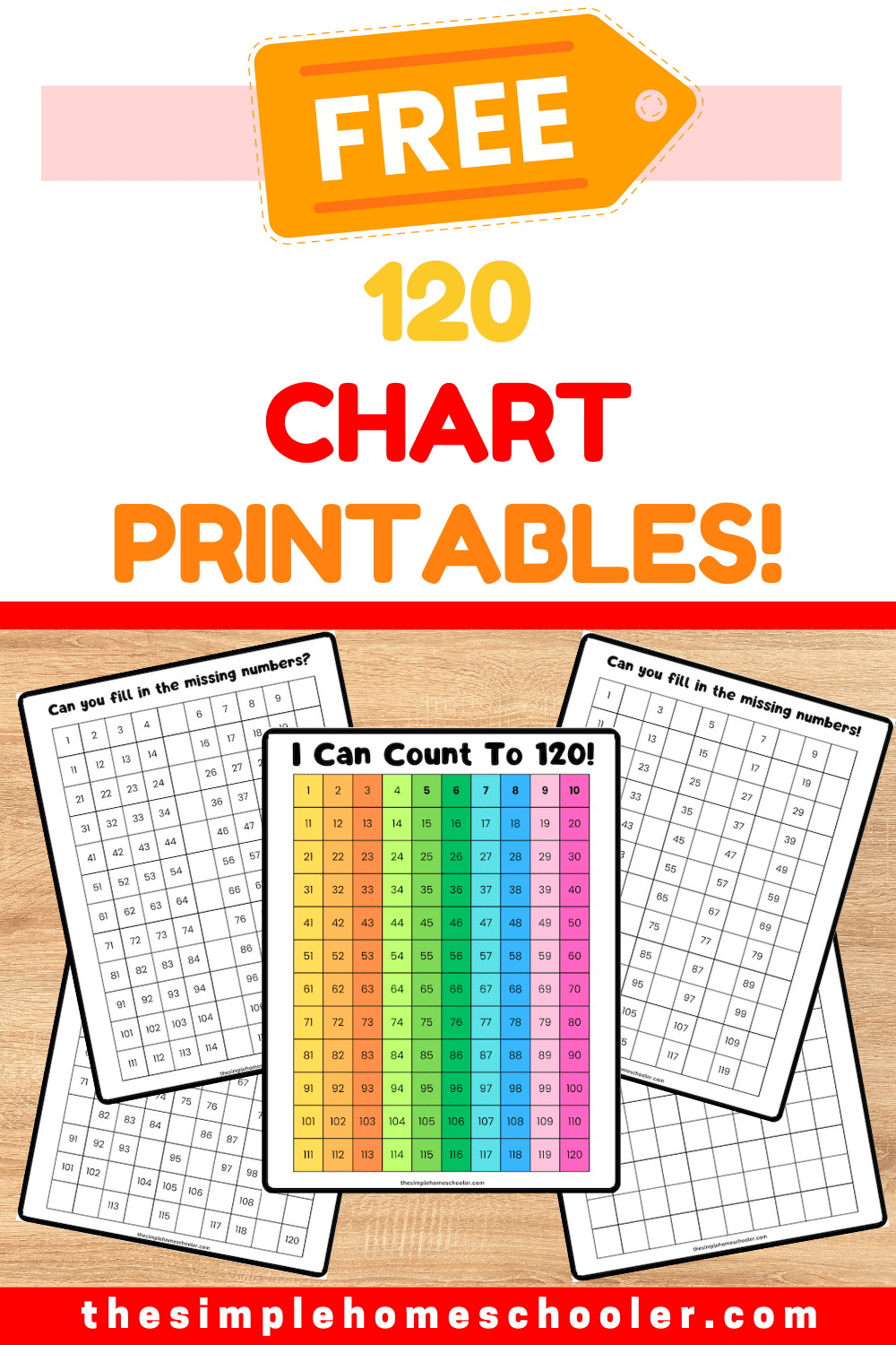 Best 120 Chart Printable And Worksheets: Easy Print! - The Simple with 0-120 Number Chart Free Printable