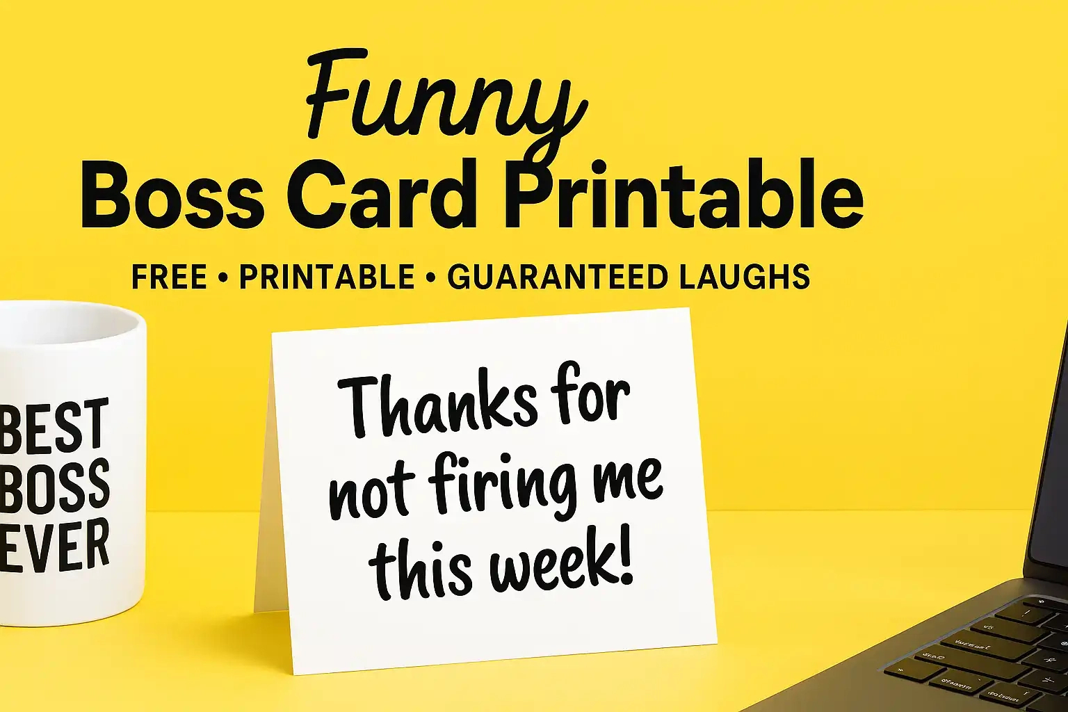 Best Boss Card Printable: Free & Funny Templates Tothank Your Boss with regard to Best Boss Card Printable Free