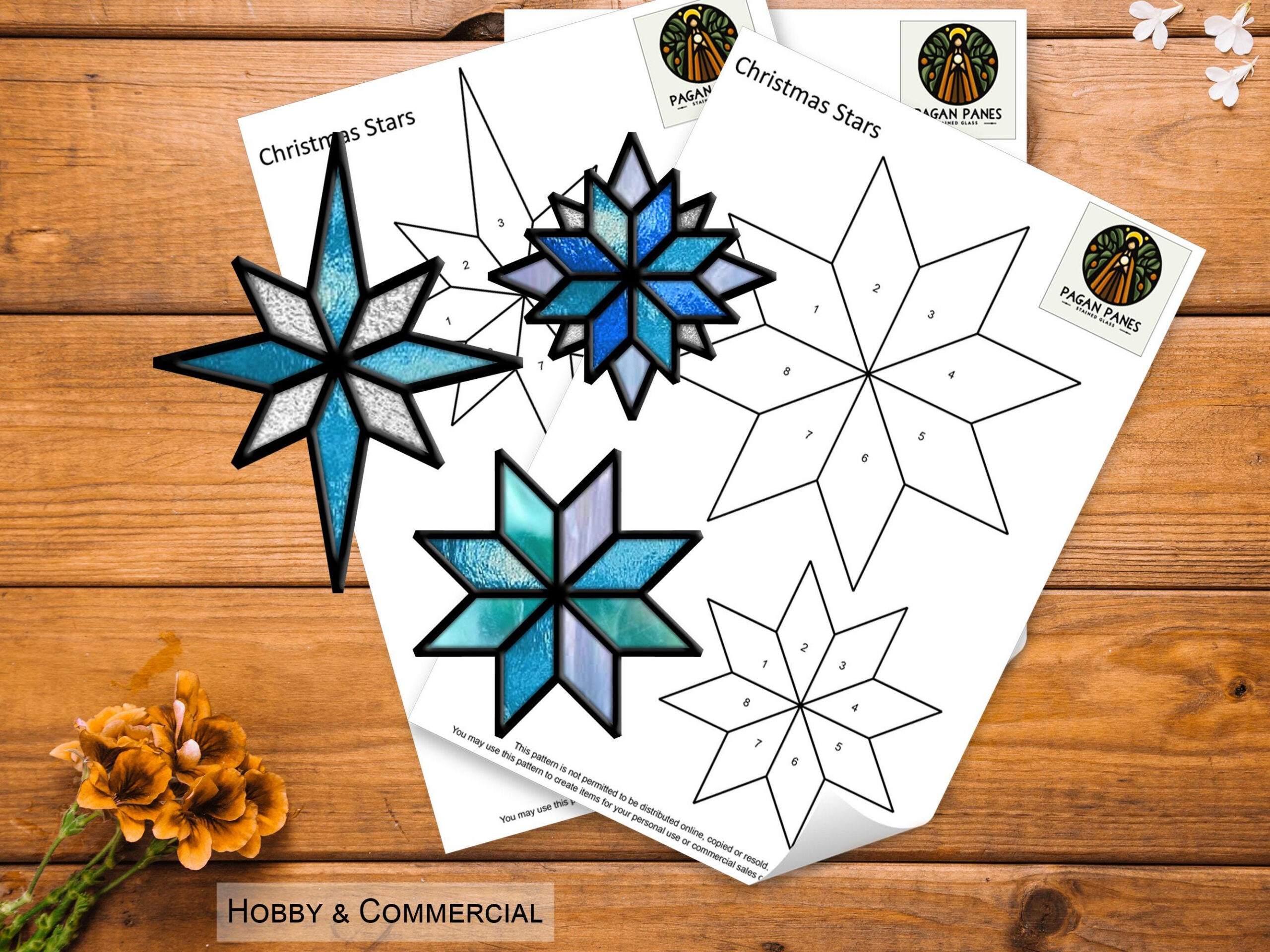 Christmas Stars Stained Glass Pattern, Christmas Star, Suncatcher pertaining to Printable Stained Glass Star Pattern