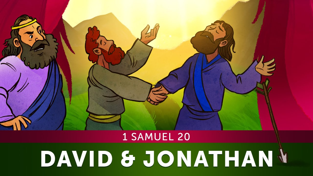David And Jonathan Bible Story - 1 Samuel 20 | Sunday School Lesson For Kids | Hd | Sharefaithkids in 1 Samuel 20 Sunday School Lesson Printable Picture Story