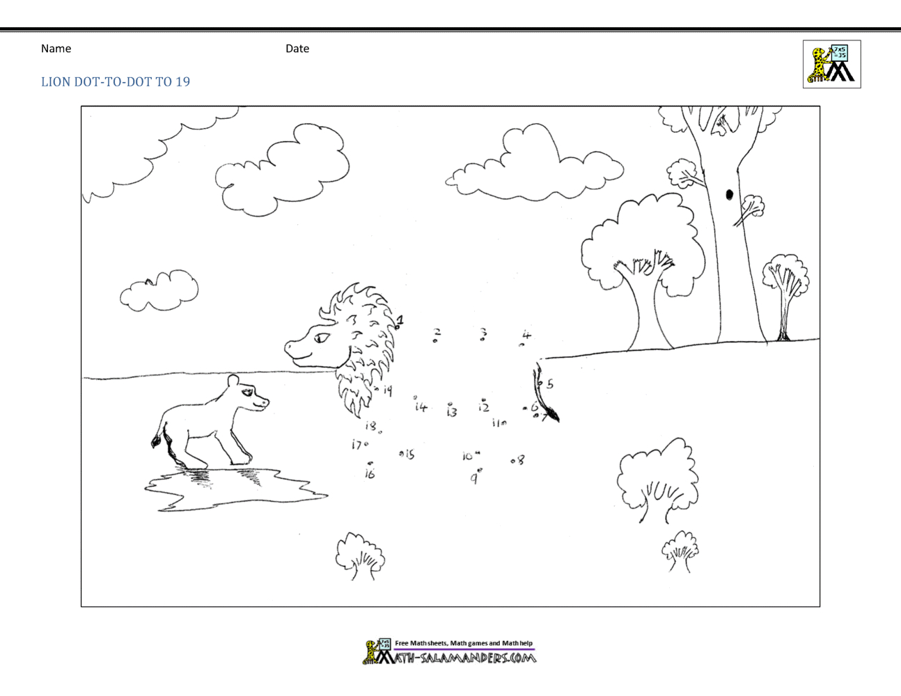 Dot To Dot Coloring Pages Up To 20 with 0-20 Dot to Dot Printables