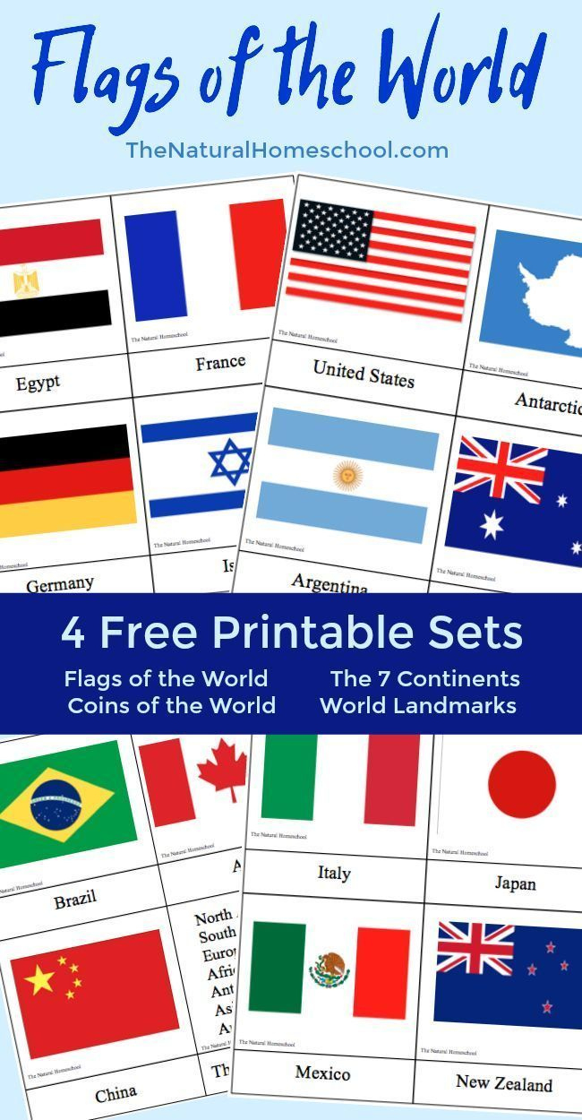 Fantastic Country Flags Of The World With 4 Free Printables intended for Flags Of The World Printable