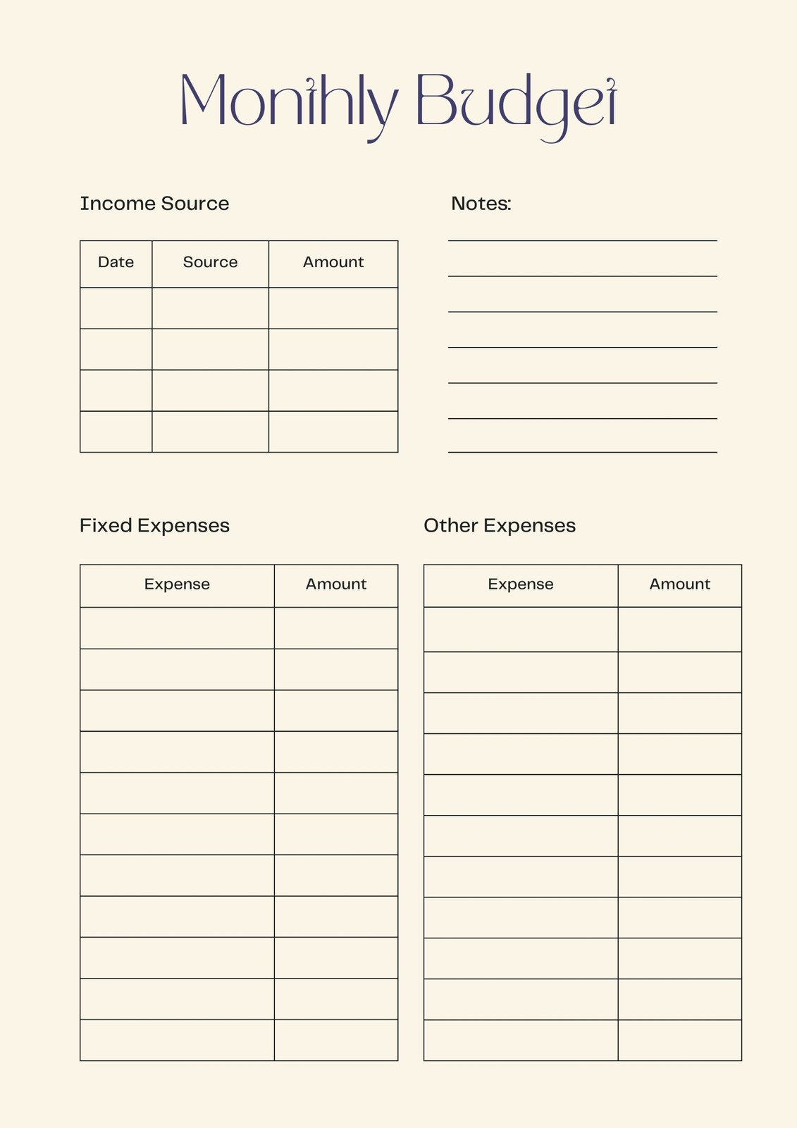 Free And Customizable Budget Templates inside Pdf Beginner Printable Budget Worksheet