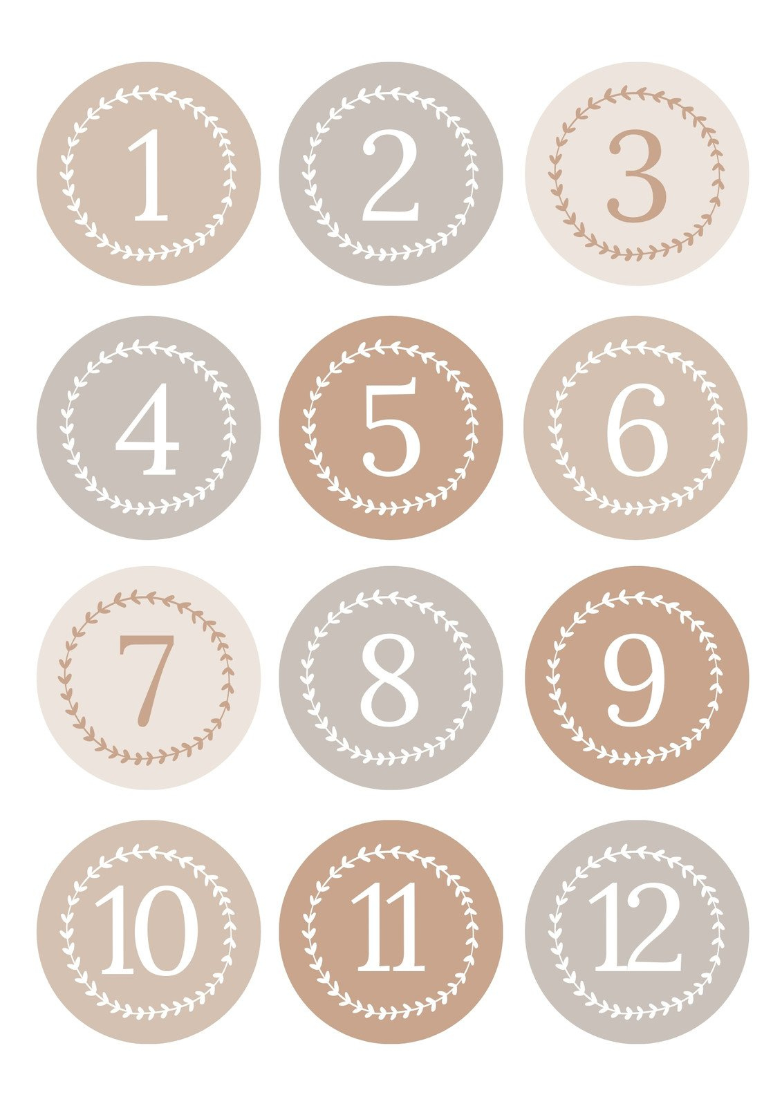 Free And Customizable Numbers Templates throughout 10-20 30 Tag Printable