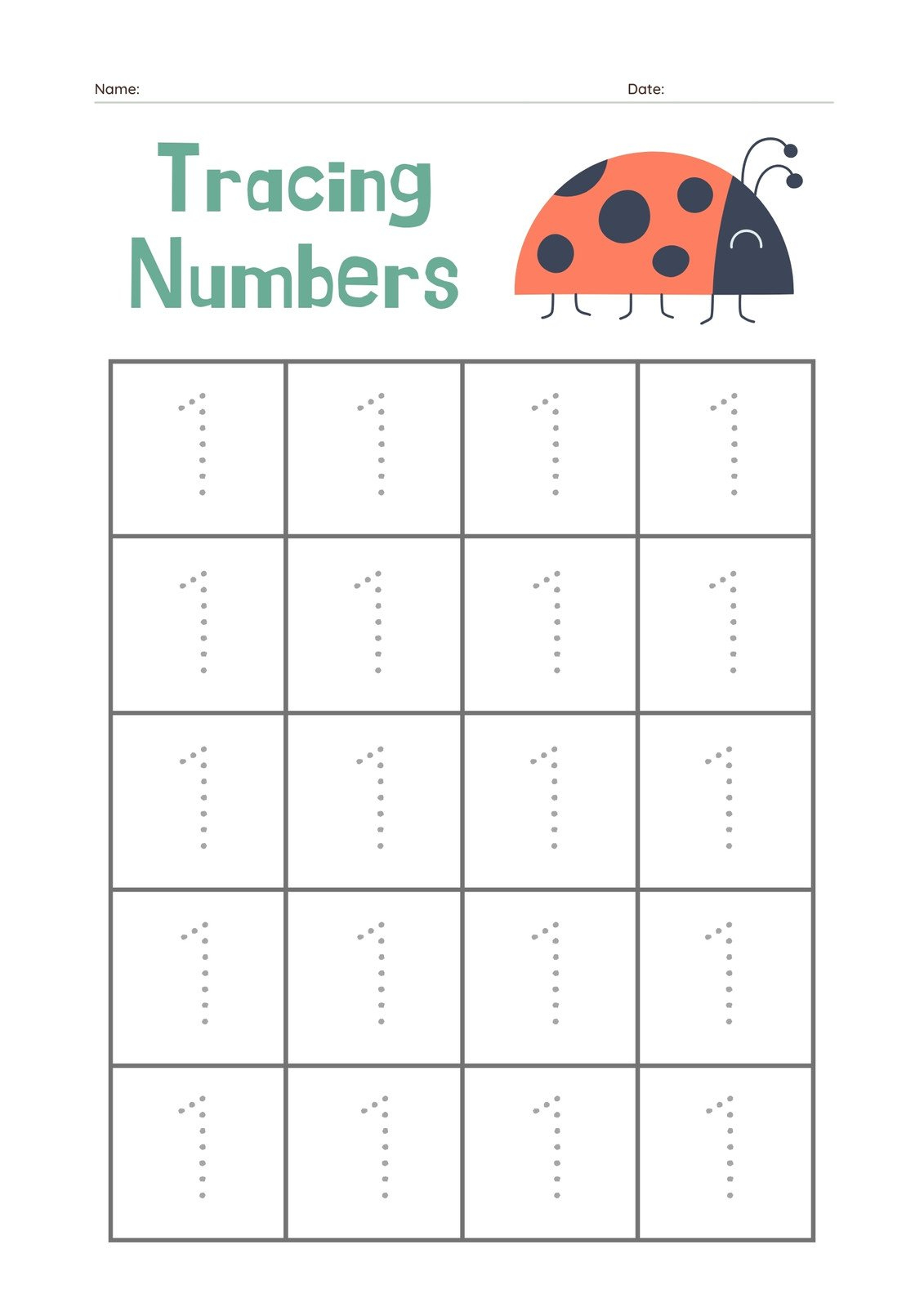Free Custom Printable Preschool Worksheet Templates | Canva intended for Printable Worksheets For 3 Year Olds