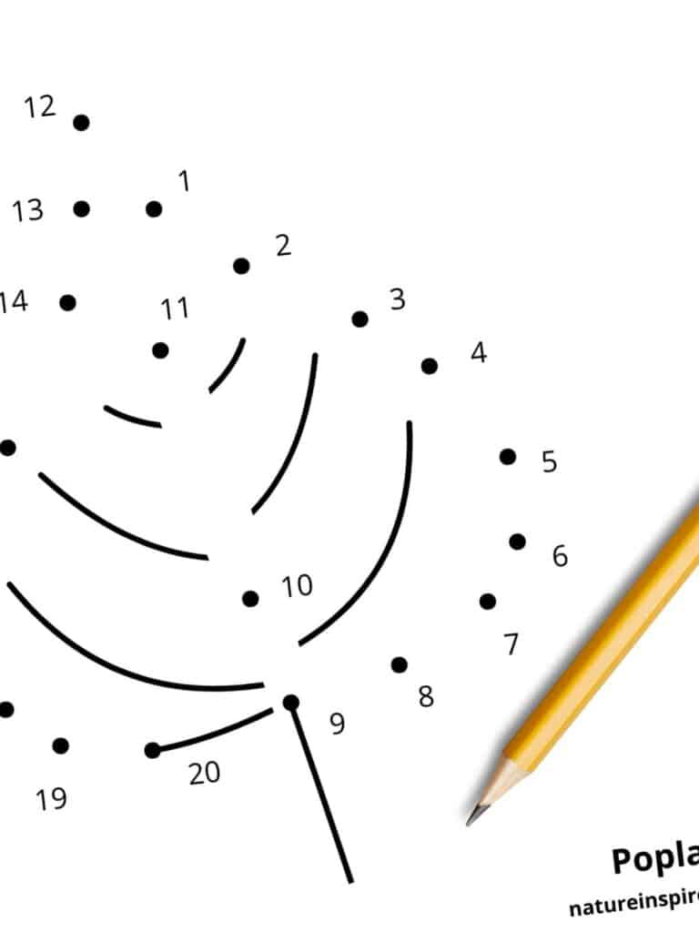 Free Dot To Dot Worksheets 1-20 - Nature Inspired Learning intended for 1-20 Dot To Dot Printables