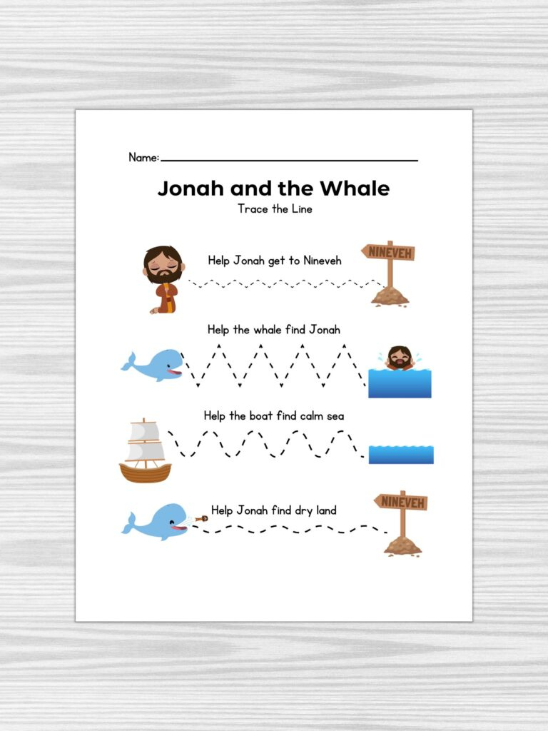 Free Jonah And The Whale Printables | Healing Home intended for Jonah and the Whale Printable Mini Book