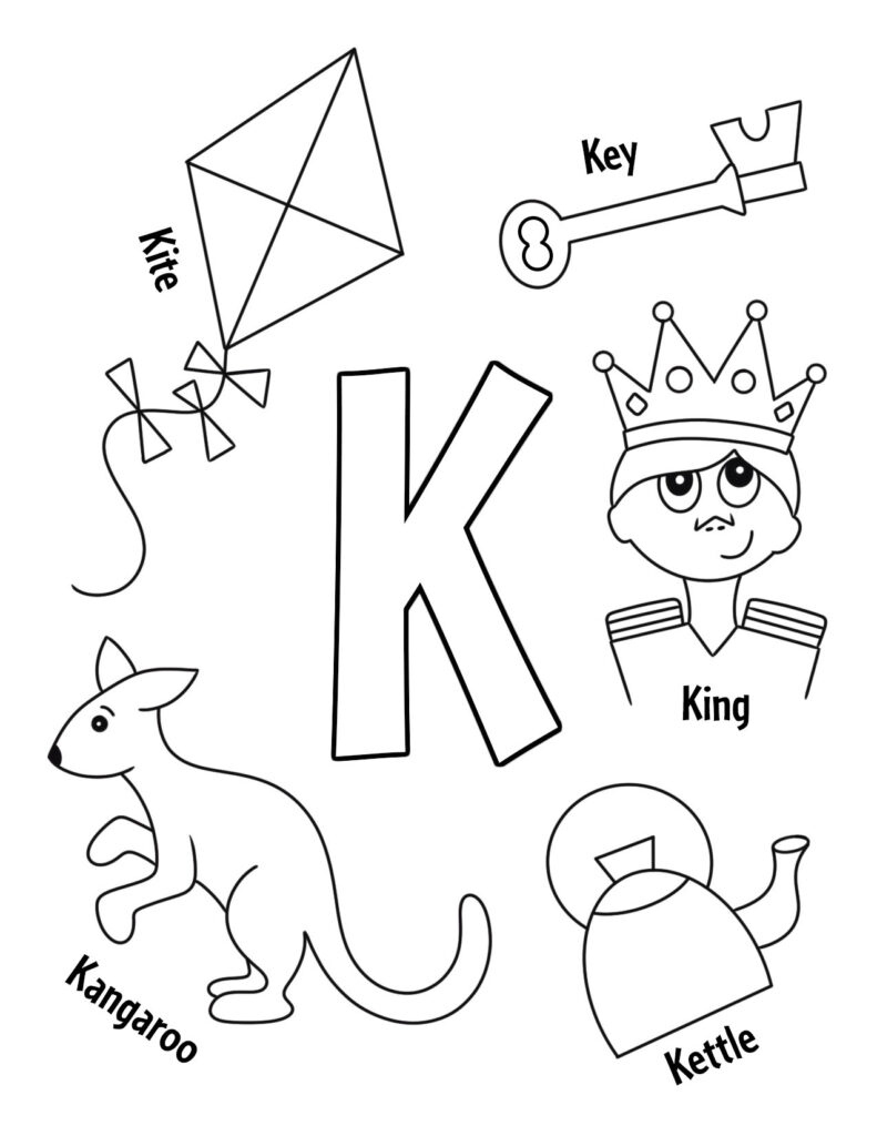 Free Letter K Worksheets For Preschool ⋆ The Hollydog Blog intended for Free Printable Letter K Worksheets