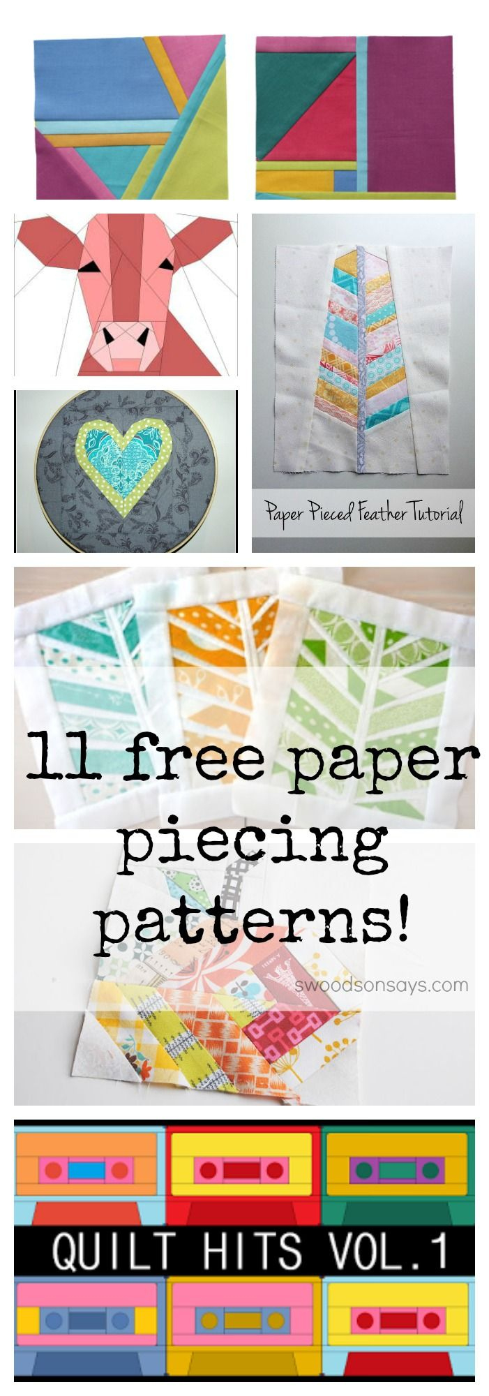Free Paper Piecing Patterns To Download And Sew for Printable Free Paper Pieced Quilt Patterns