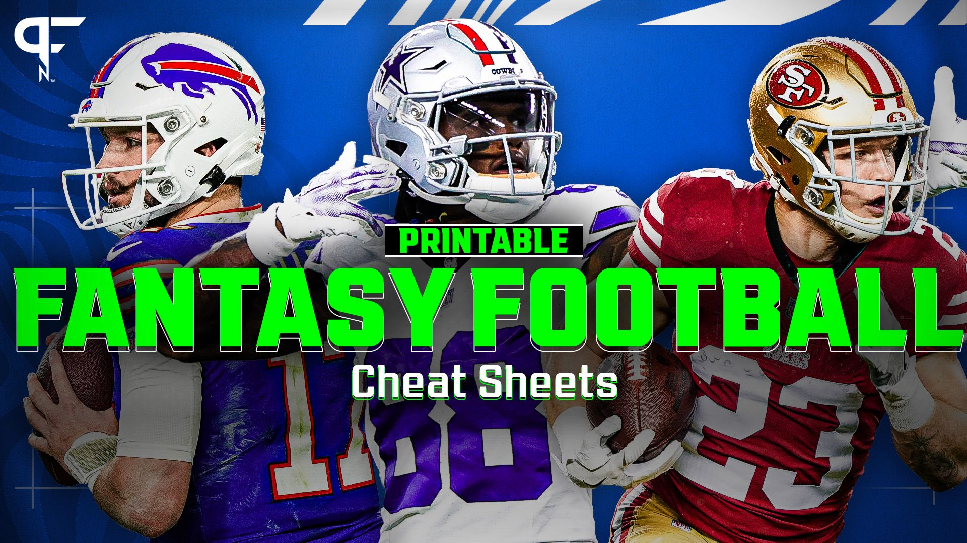 Free Printable 2024 Fantasy Football Cheat Sheets: Ppr, Half-Ppr within 1 Page Printable 2026 Top 100 Fantasy Football Running Backs