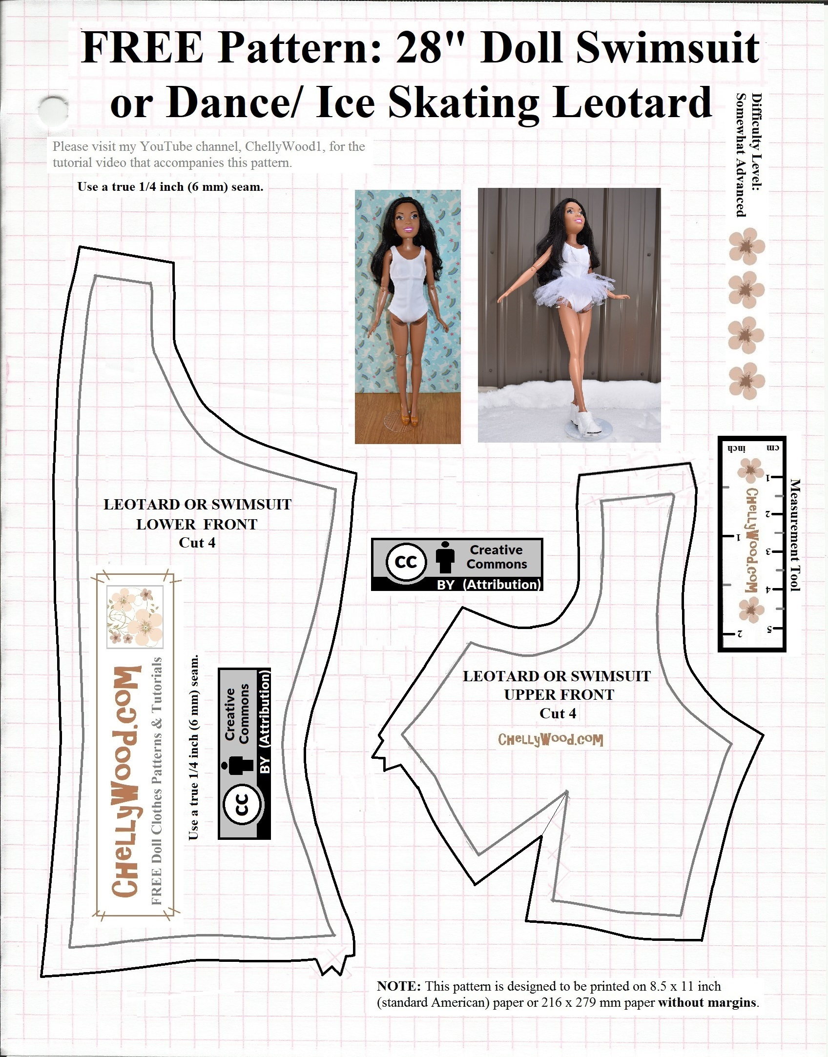 Free Printable Barbie Sewing Patterns with Template Printable Barbie Clothes Patterns