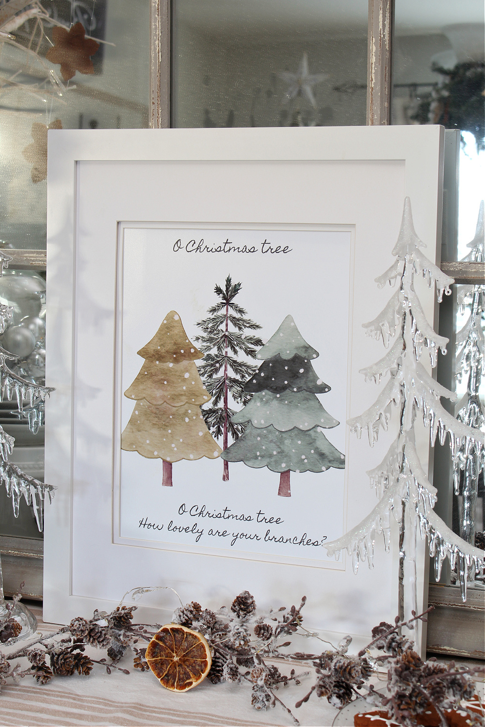 Free Printable Christmas Tree Art - Clean And Scentsible with regard to Free Printable Christmas Pictures