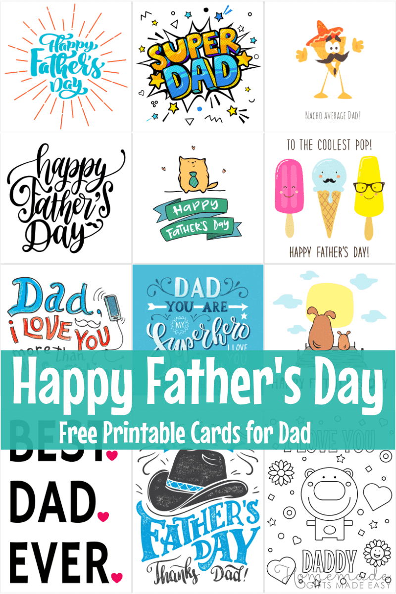 Free Printable Father'S Day Cards 2025 regarding Fathers Day Cards Free Printable
