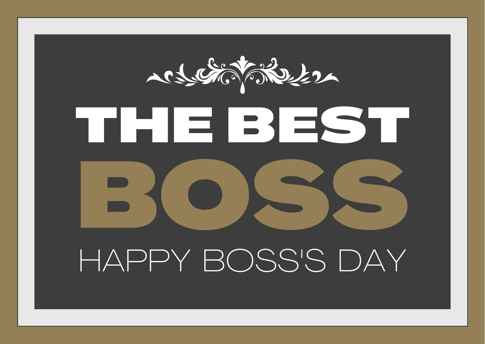 Free To Customize And Print Boss Day Card Templates | Canva throughout Best Boss Card Printable Free