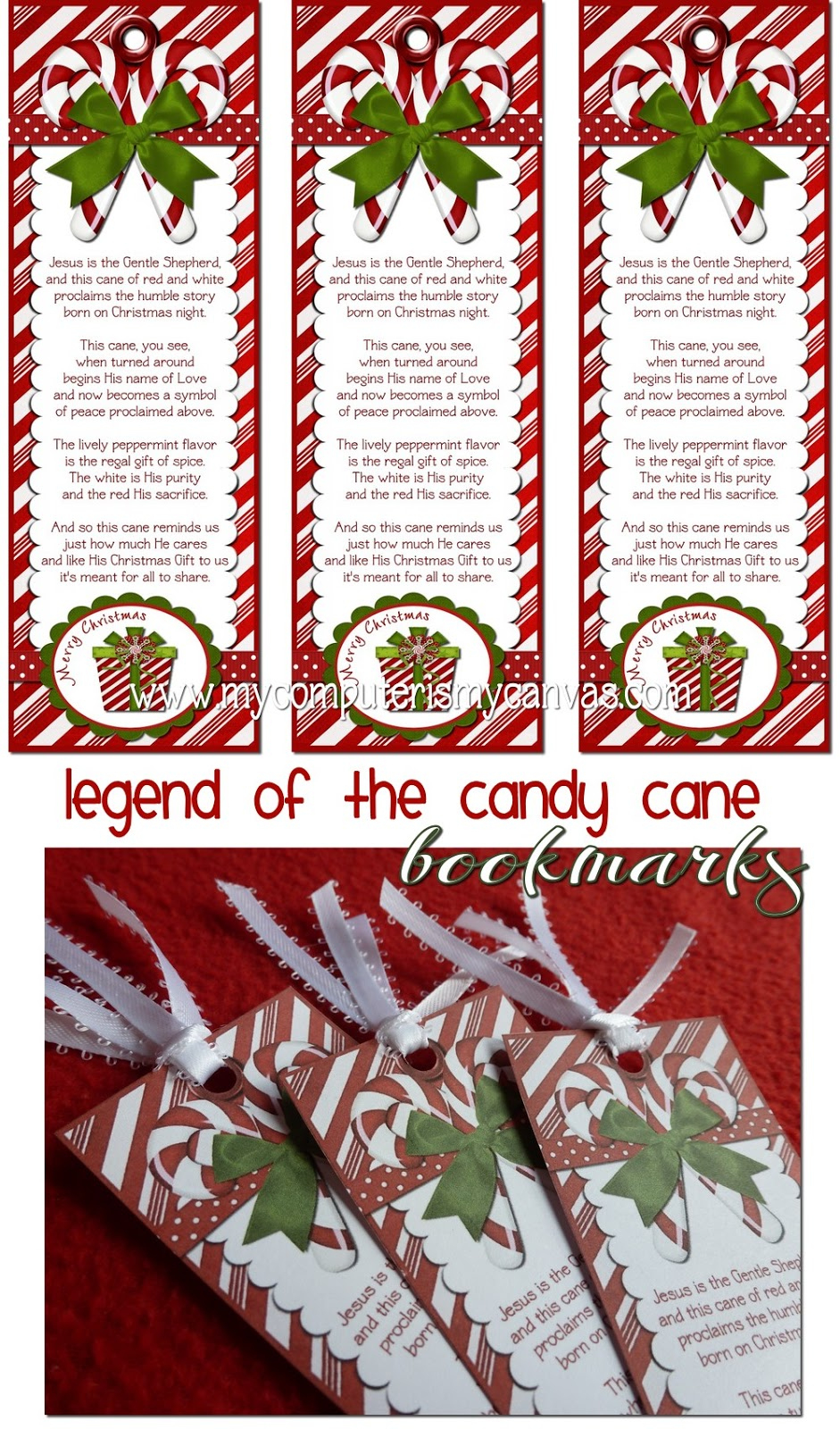 Freebie} Candy Cane Legend - My Computer Is My Canvas inside The Meaning of the Candy Cane Printable