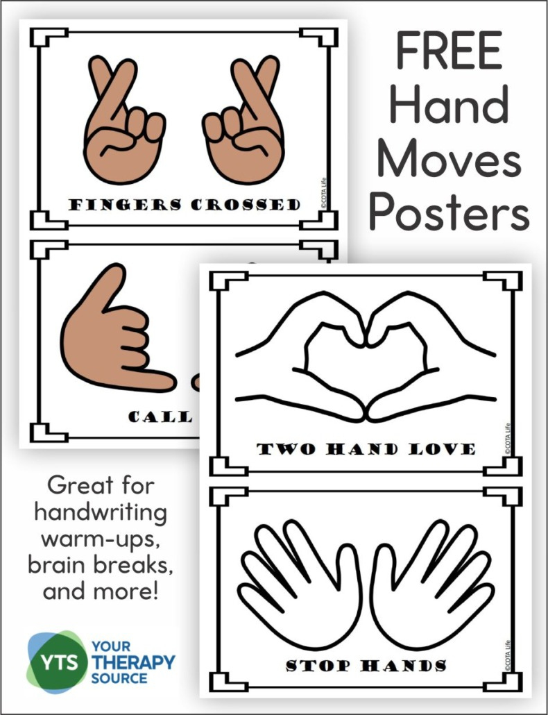 Hand Warm Up Exercises Free Pdf - Your Therapy Source pertaining to Printable Occupational Therapy Hand Exercises