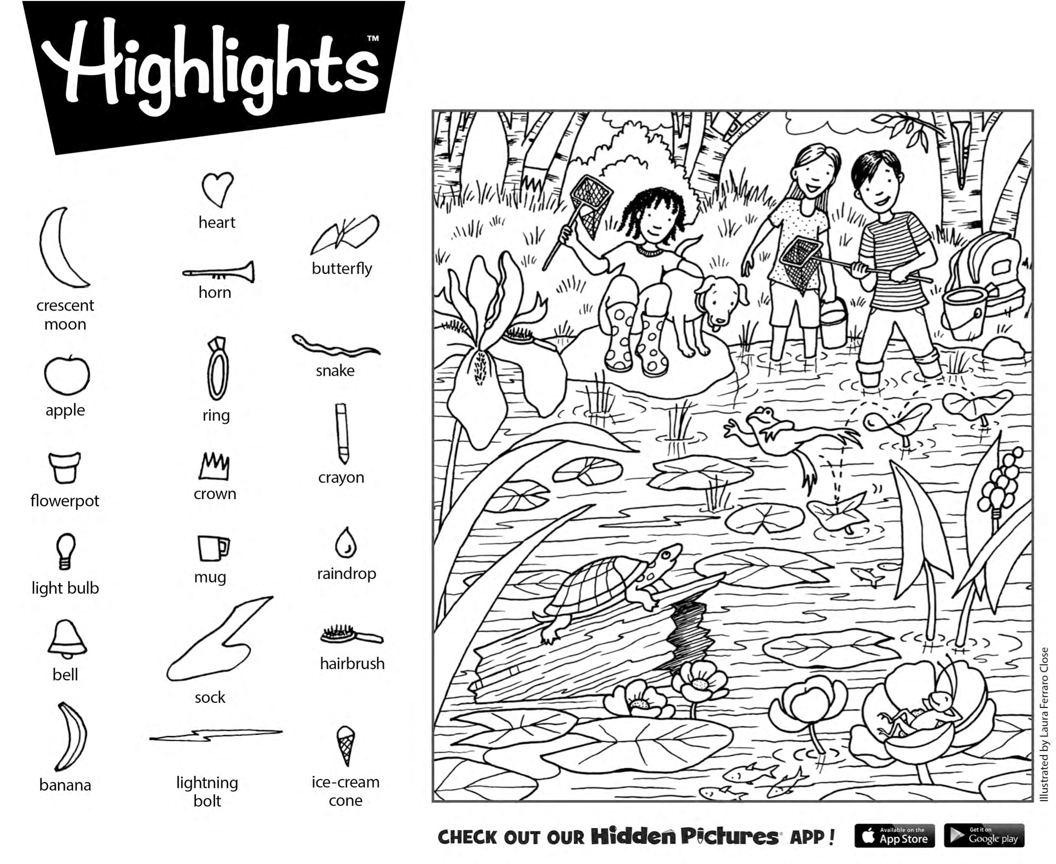 Highlights For Children - Wheres The ?? Solve This Hidden with regard to Free Highlights Hidden Pictures Printable