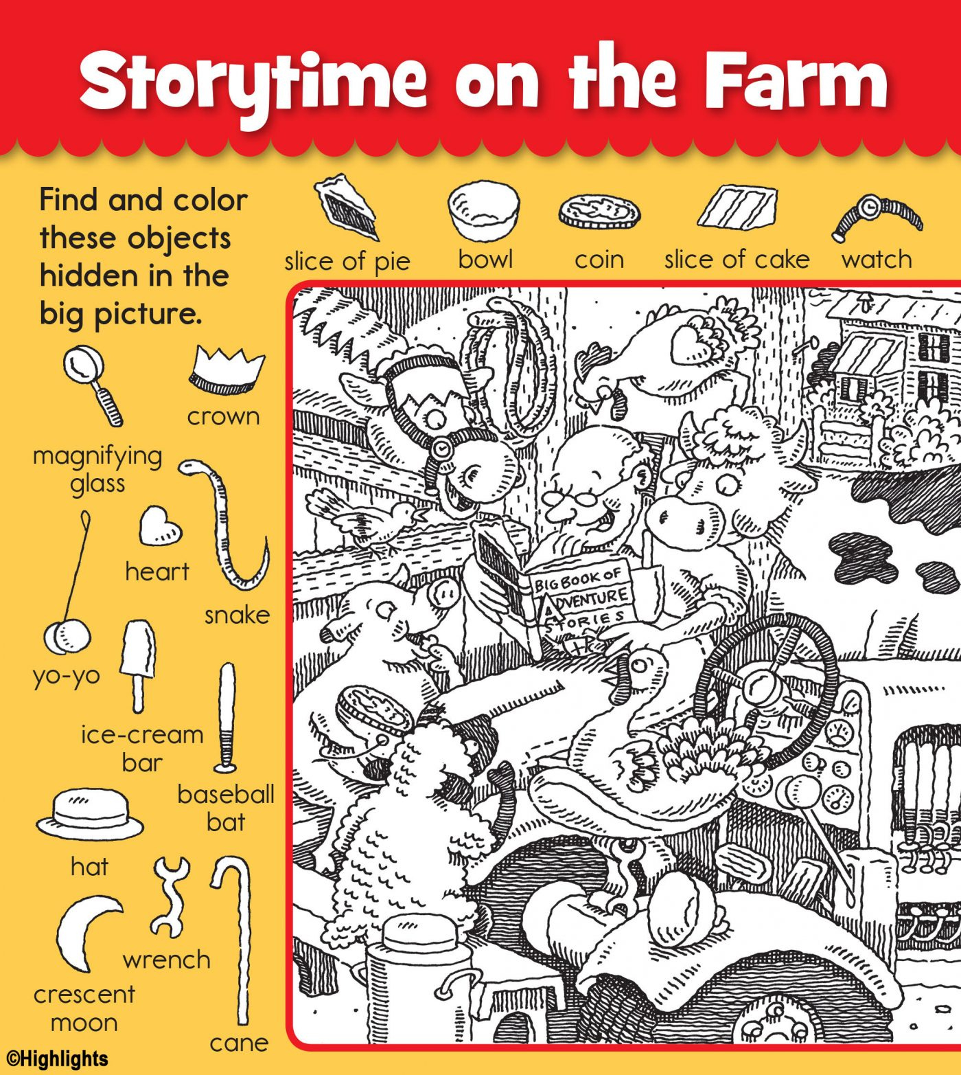 Highlights Hidden Pictures Fun! + Free Activities - Silver Dolphin in Free Highlights Hidden Pictures Printable