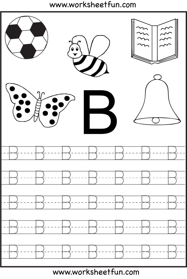 Kindergarten Worksheets / Free Printable Worksheets inside Free Printable Preschool Worksheets Tracing Letters