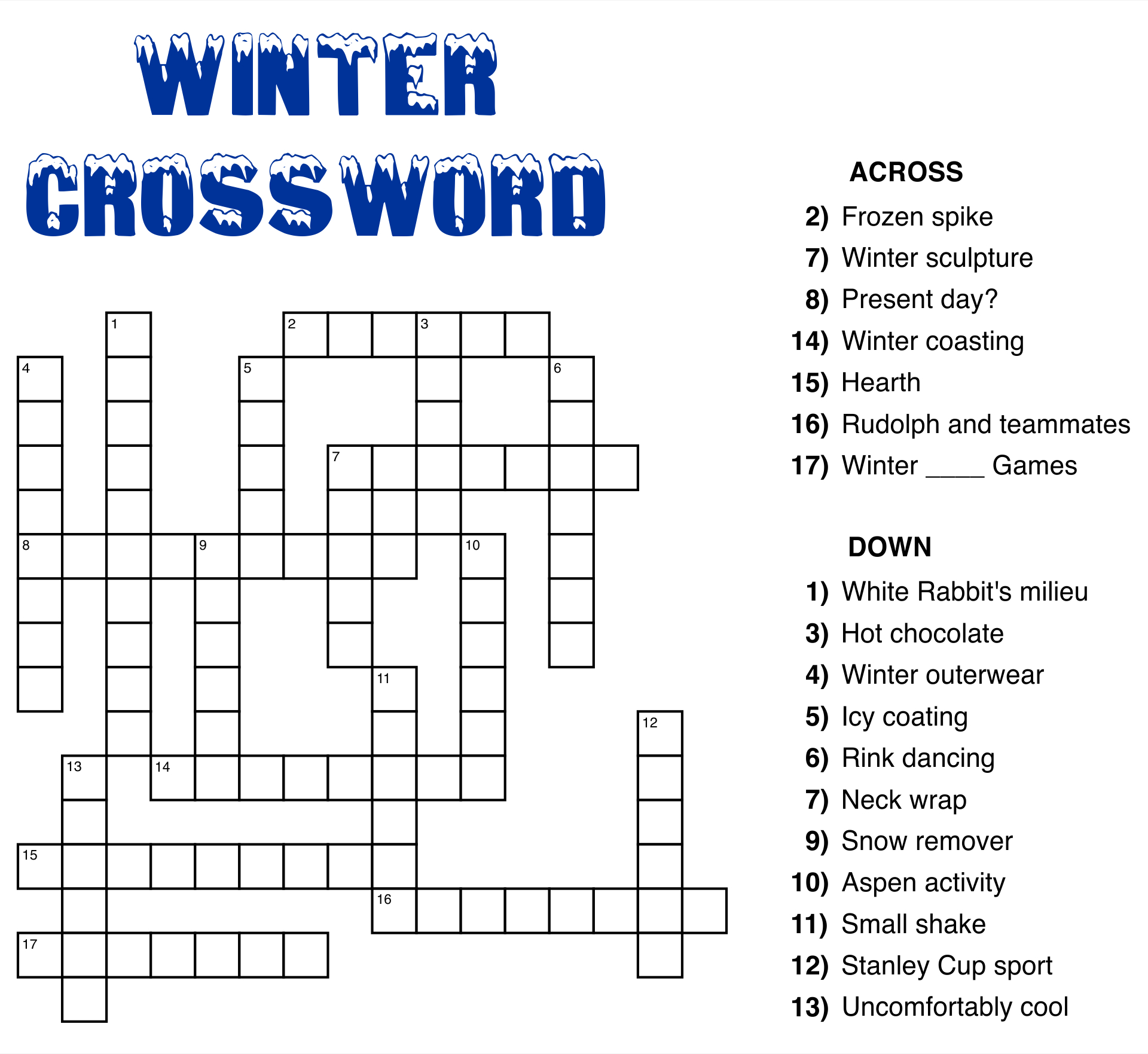 Large Print Easy Crossword Puzzles - 10 Free Pdf Printables intended for Printable Easy Crossword Puzzles For Adults