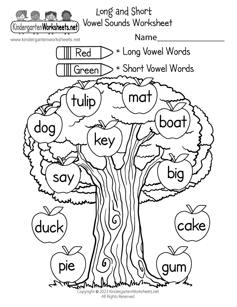 Long And Short Vowel Sounds Worksheet - Free Printable, Digital, & Pdf regarding Printable Long and Short Vowel Sounds Worksheets