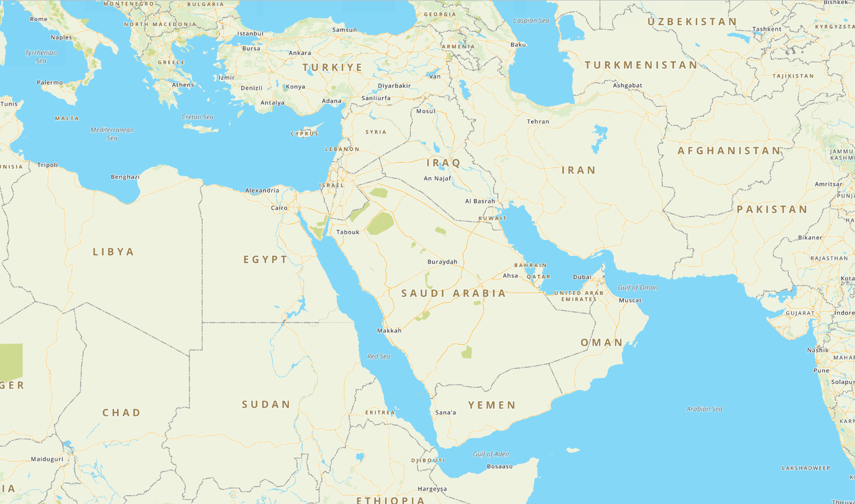 Middle East Map: Explore Interactive And Printable Maps & Full within Map Of Middle East Printable
