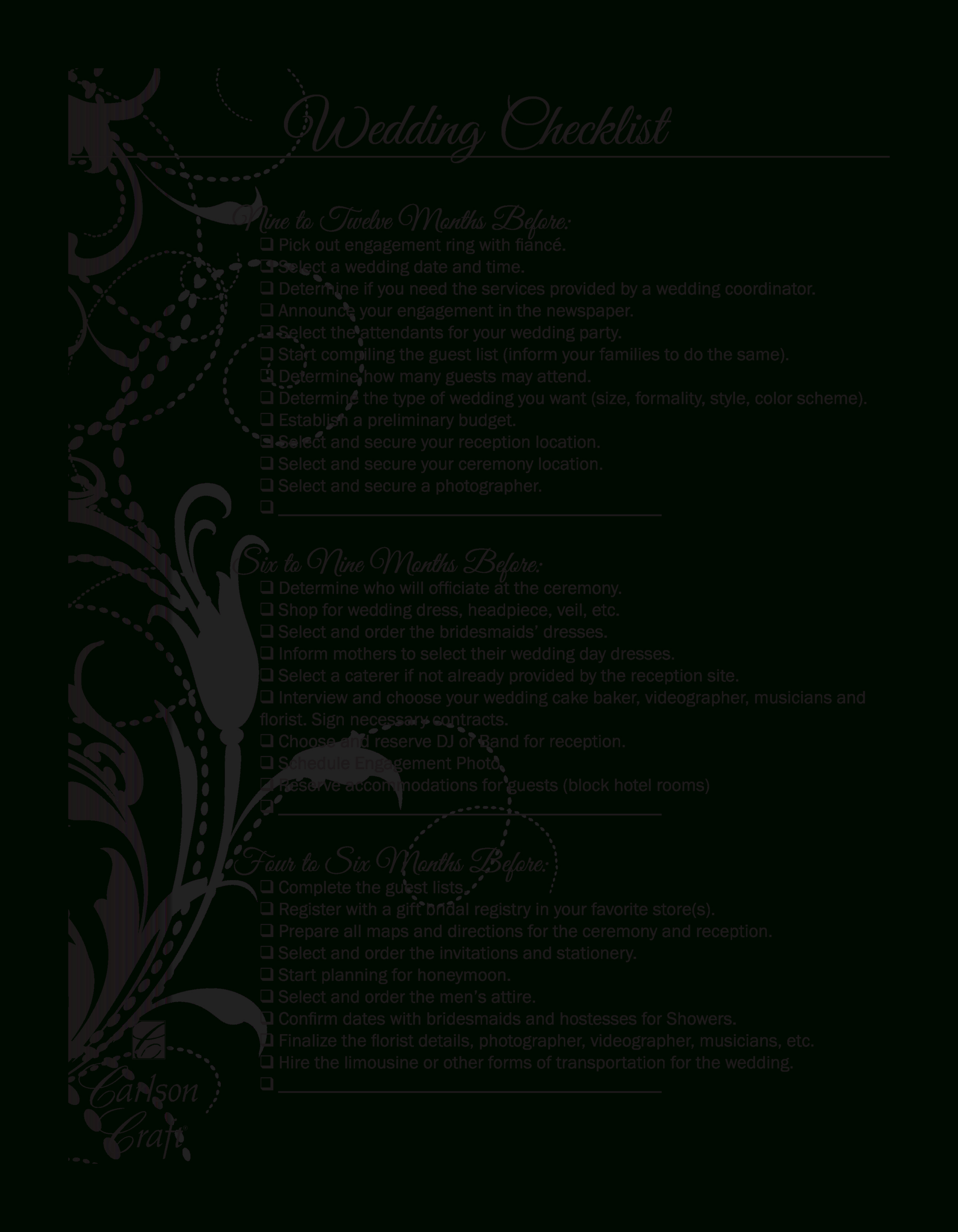 Mother Of The Bride Checklist Printable - Printable Party Favors pertaining to Mother Of The Bride Checklist Printable