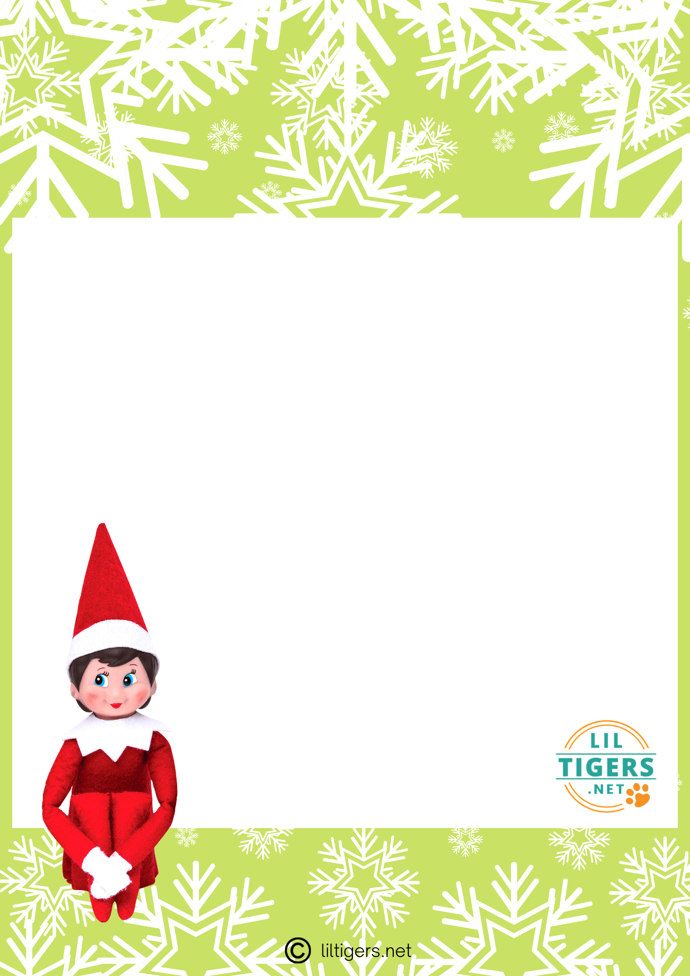 Notes From The Elf On The Shelf Printables - Printable Party Favors throughout Printable Blank Elf on the Shelf