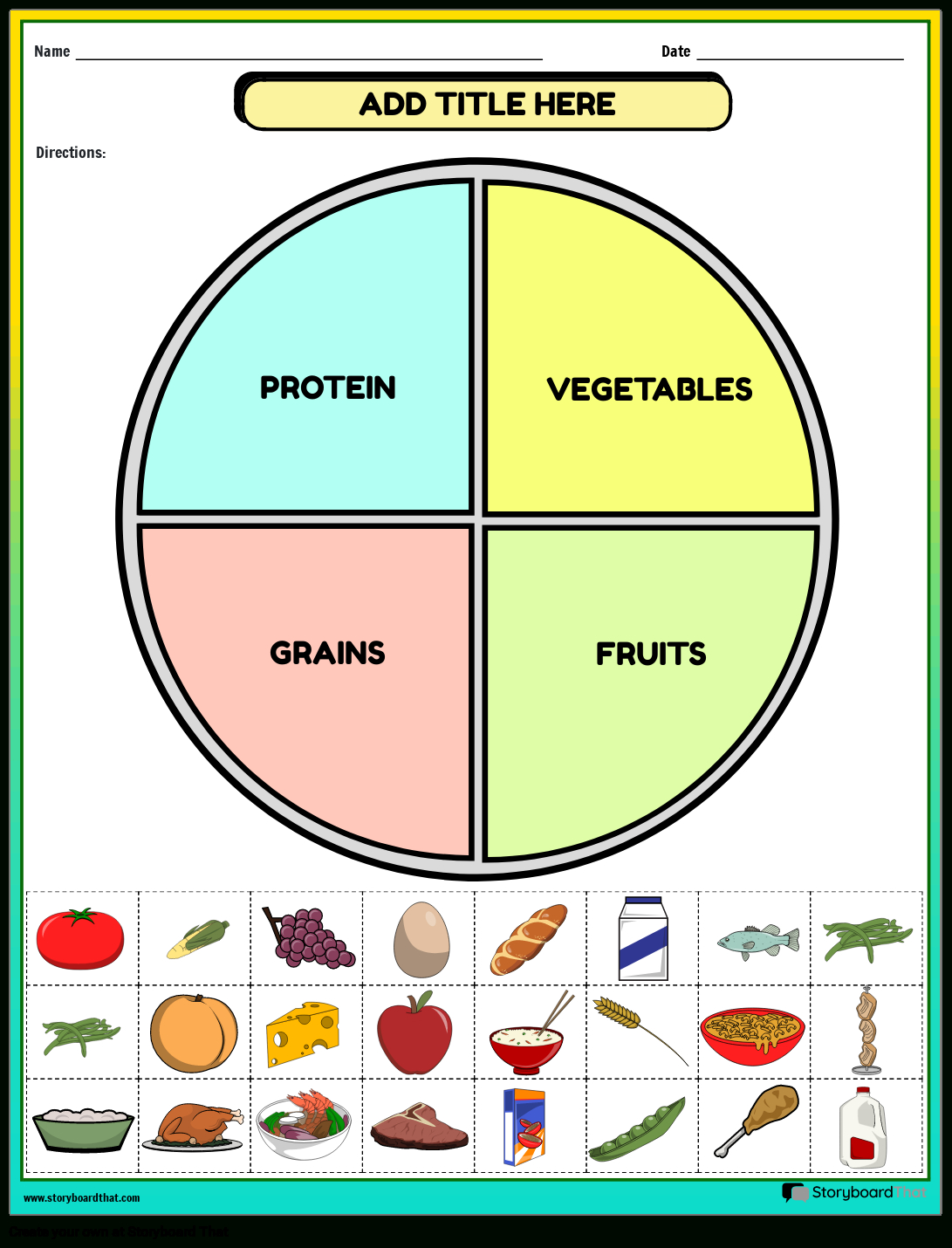 Nutrition Worksheets: Free Printable Ideas And Templates for Printable Nutrition Games For Adults