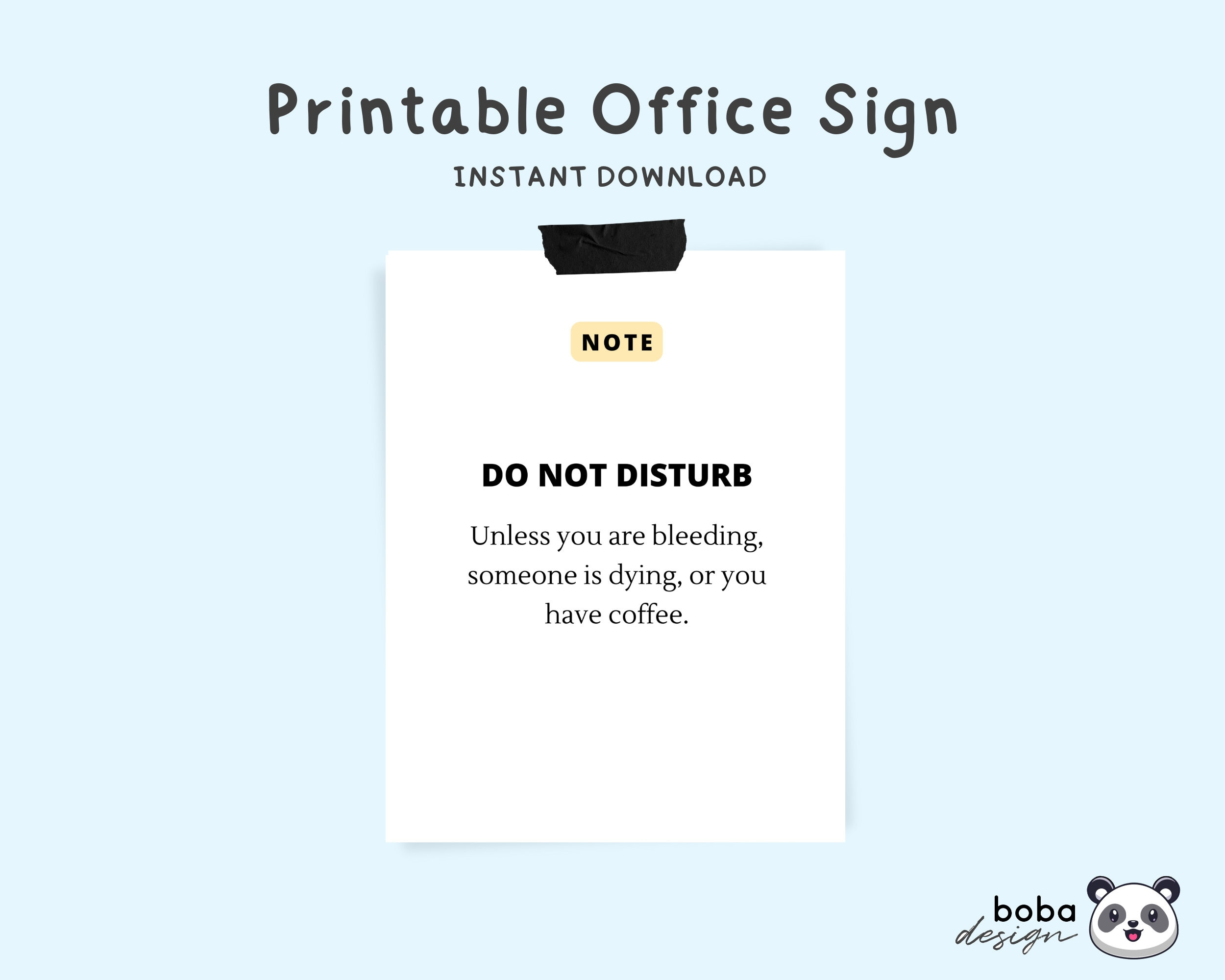 Office Signs Do Not Disturb Printable - Funny Door Sign School intended for Printable Do Not Disturb Signs For Office