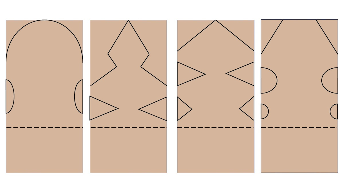 Paper Bag Snowflakes For Winter Fun - Diy Candy for Printable Paper Bag Snowflake Template