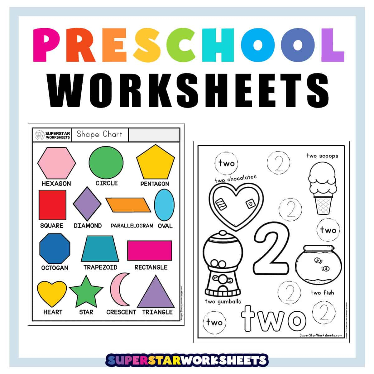 Preschool Worksheets - Superstar Worksheets intended for Free Printable Activities For Kindergarten