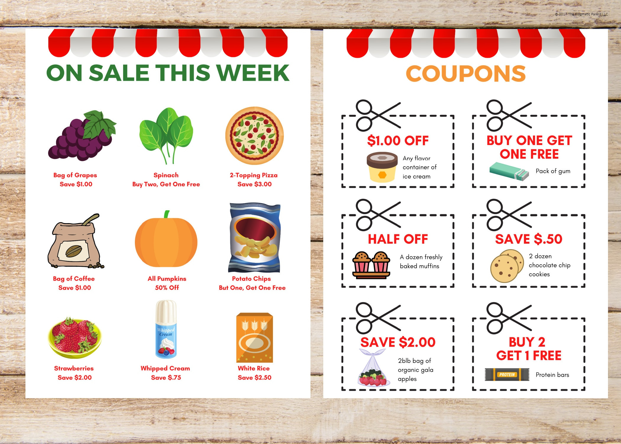 Pretend Play Grocery Store Kit, Grocery Store Printables, Pretend intended for Dramatic Play Grocery Store Free Printables