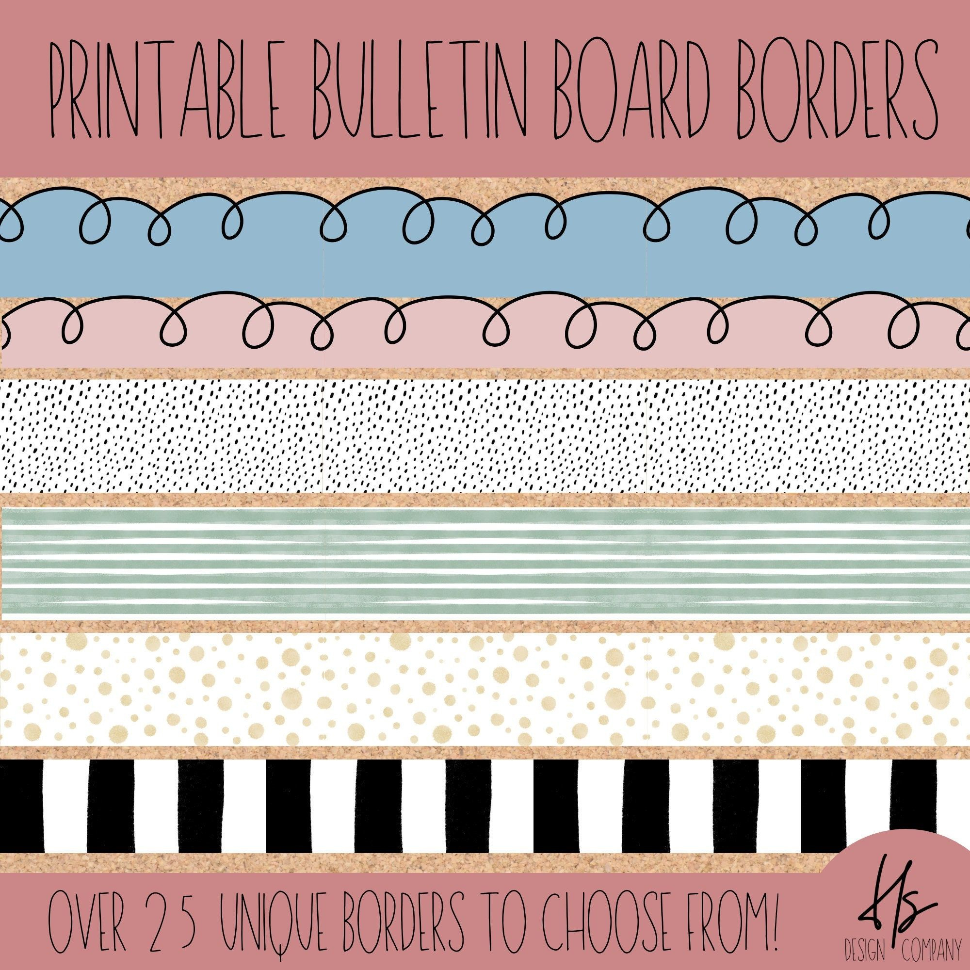 Printable Modern Colorful Bulletin Board Borders | Printable regarding Printable Bulletin Board Borders Free