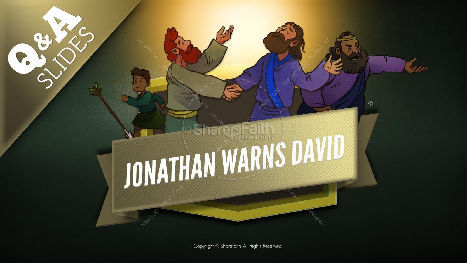 Sharefaith Media » 1 Samuel 20 David And Jonathan Kids Bible Story intended for 1 Samuel 20 Sunday School Preschool Lesson Printable Picture Story