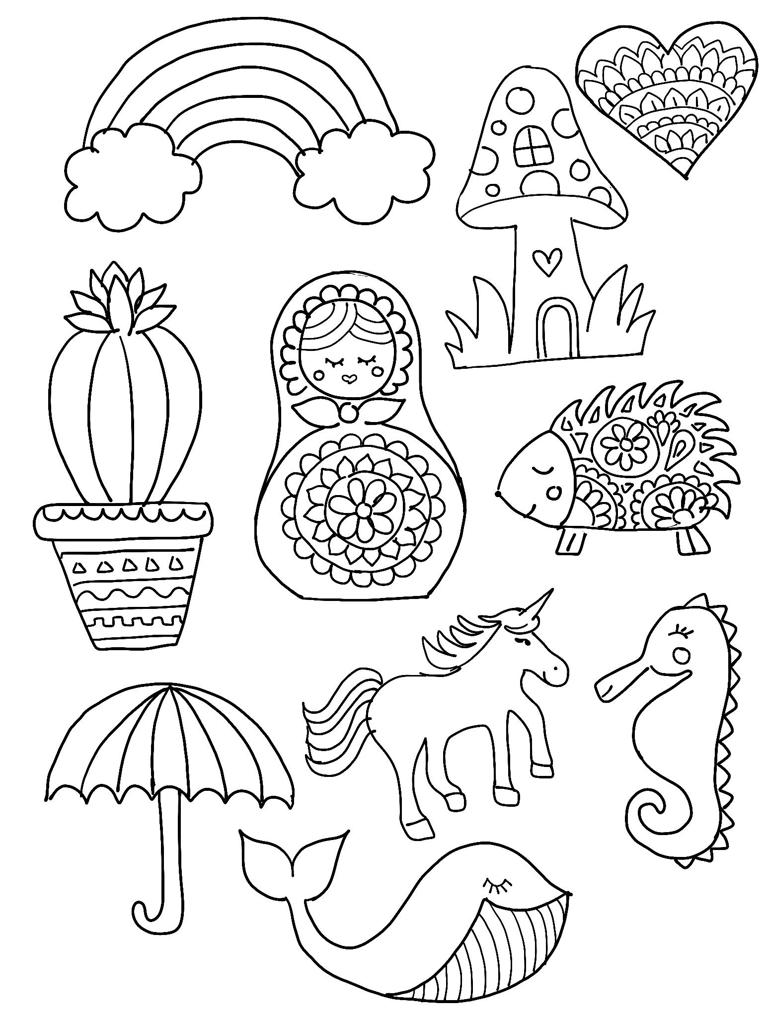 Shrinky Dink Patterns - Sewing Pattern Library in Shrinky Dink Templates Free Printable