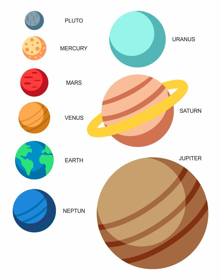 Solar System Print inside Free Printable Solar System Cutouts