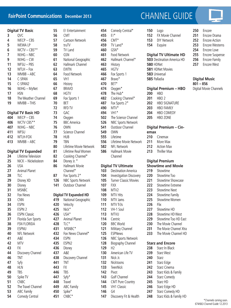 Spectrum Cable Tv Guide Spectrum Channel Fs1 Channel Guide Nfl pertaining to Spectrum Entertainment View Channel List Printable