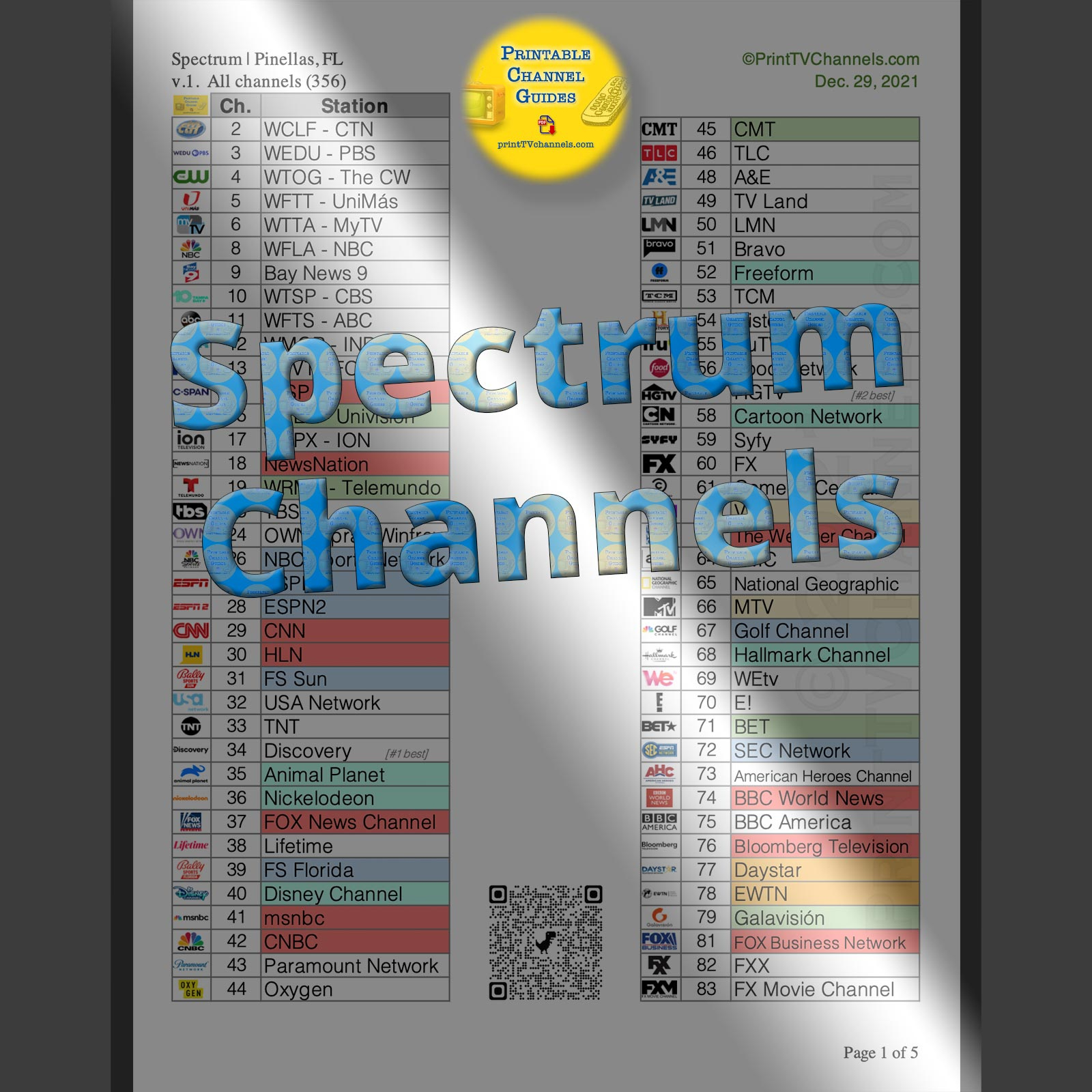 Spectrum Entertainment View Lineup - Flipsnack News with regard to Spectrum Entertainment View Channel List Printable