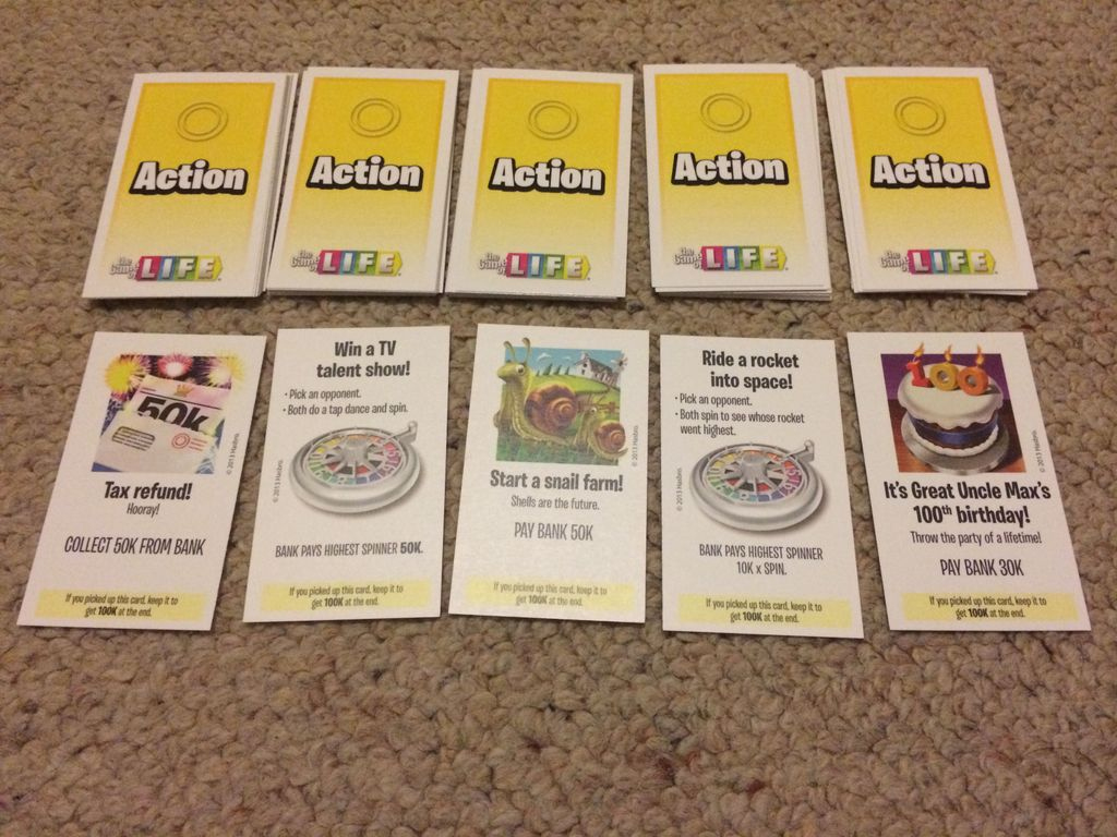 The Game Of Life (2013- Editions) | Image | Boardgamegeek within Game of Life Printable Cards