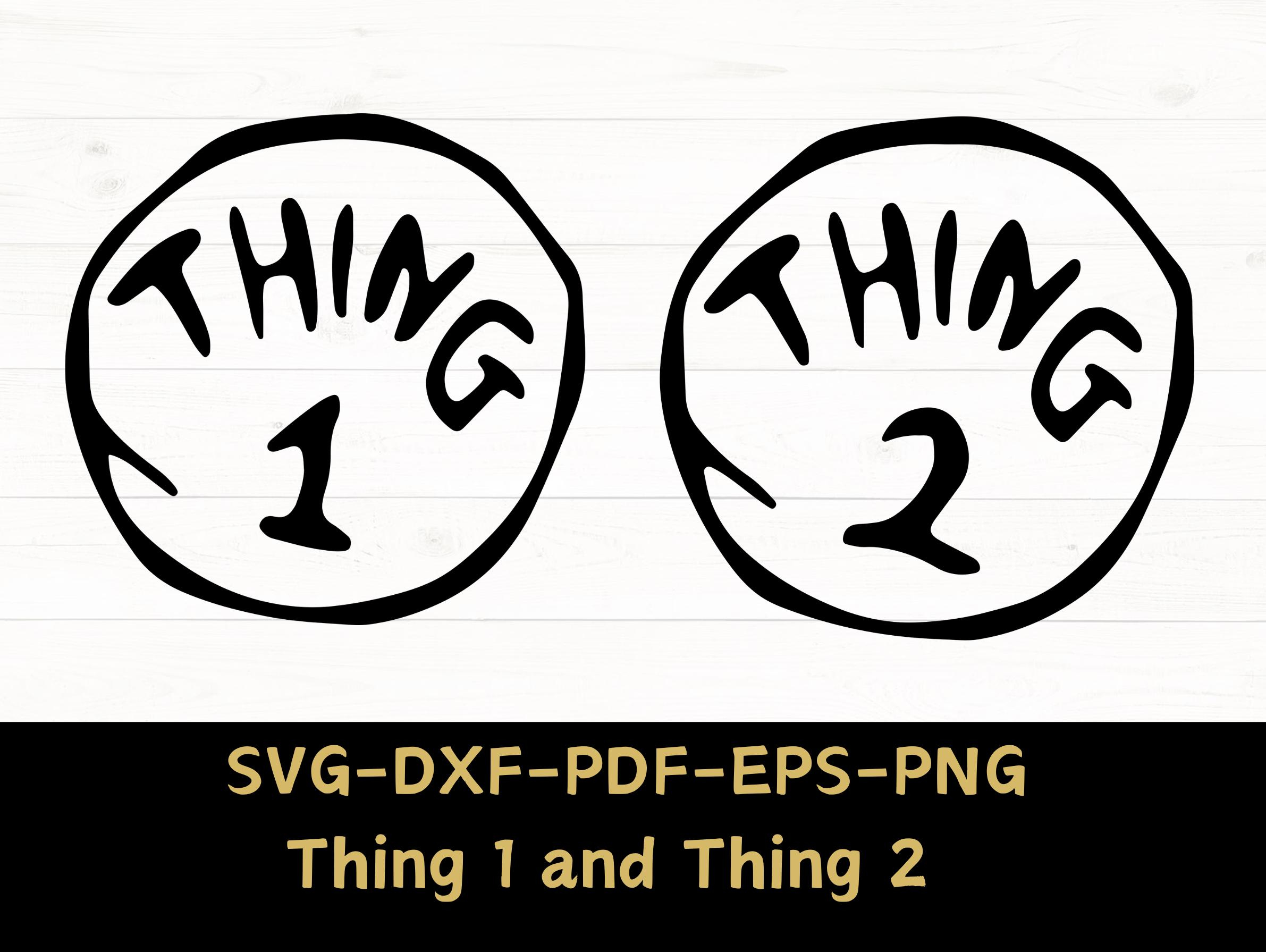 Thing 2 Pdf - Etsy in Thing 1 Thing 2 Printable
