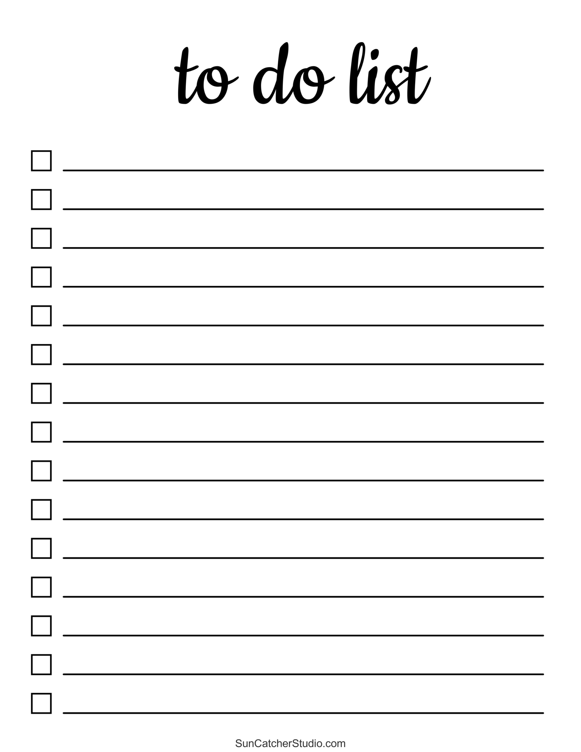 To Do List (Free Printable Pdf Templates) – Things To Do – Free regarding Free Printable To Do List