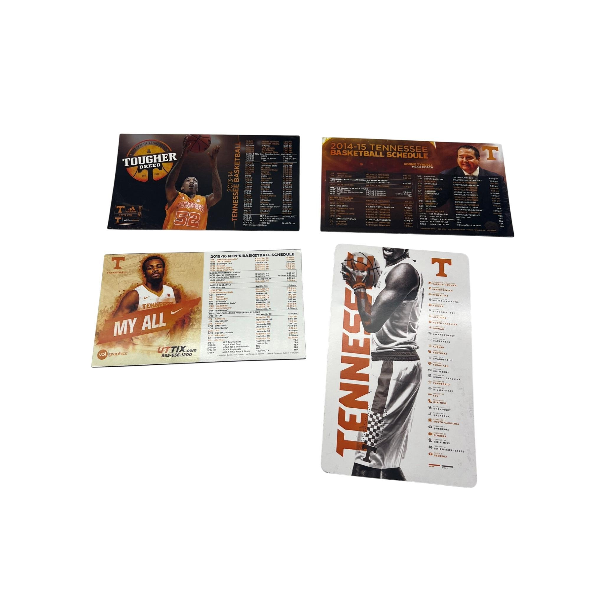 Vintage Ut Vols Basketball Schedule Magnets: 1998-2018 Collection throughout Printable Tennessee Vols Basketball Schedule