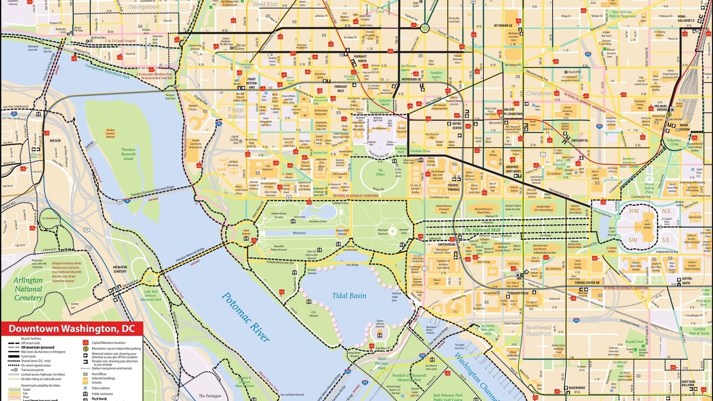 Washington D.c. Maps - The Tourist Map Of D.c. To Plan Your Visit with regard to Printable Washington Dc Tourist Map