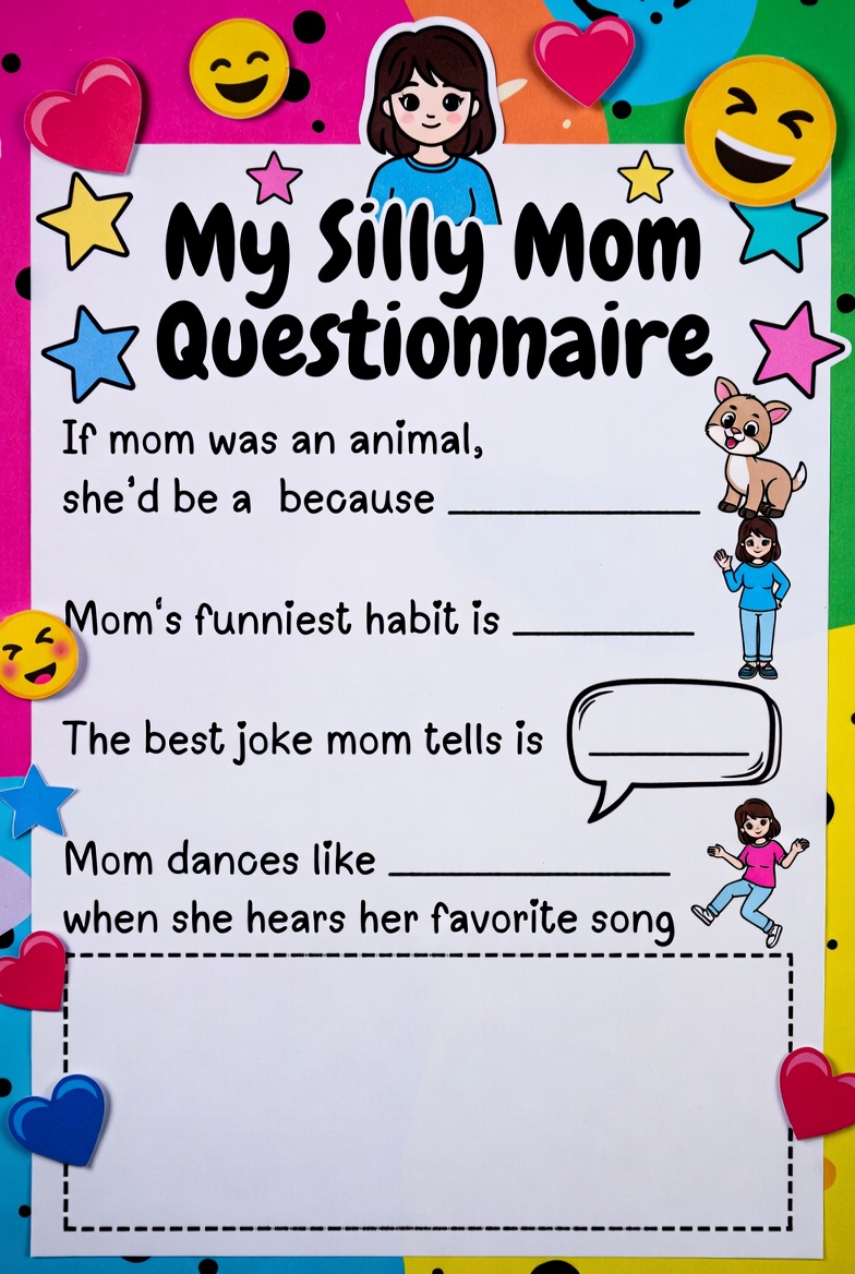 Mother's Day Questionnaire Printable - MomsPrintables.Org (4)